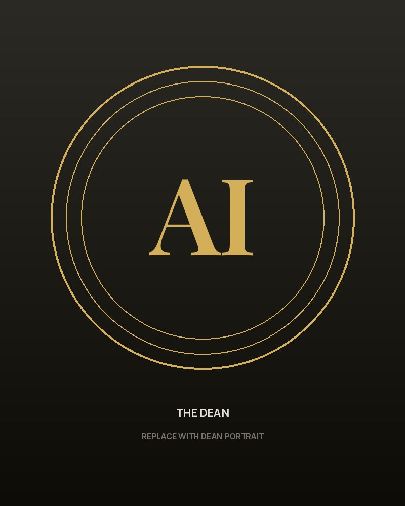 The Dean (replace with portrait)